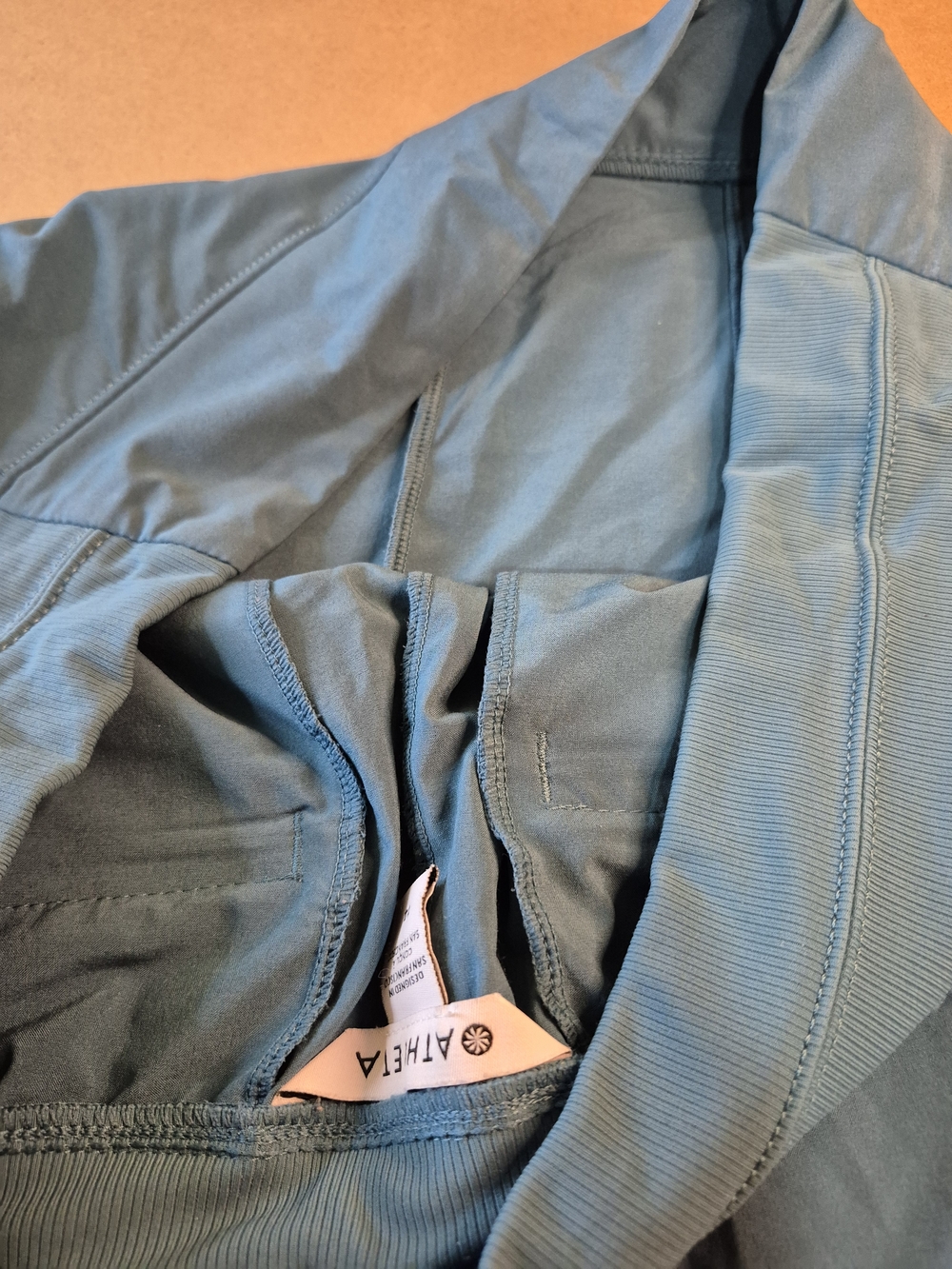 Athleta Womens Athletic Shorts in Teal Blue Size 14 - Picture 9 of 11